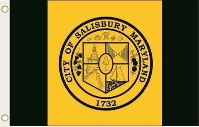 Fahne Flagge Salisbury City Maryland Hissflagge 90 x 150 cm