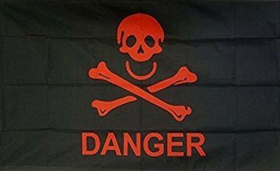 Fahne Flagge Danger Pirat 90 x 150 cm