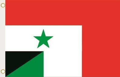 Fahne Flagge Syrien-Italien Hissflagge 90 x 150 cm