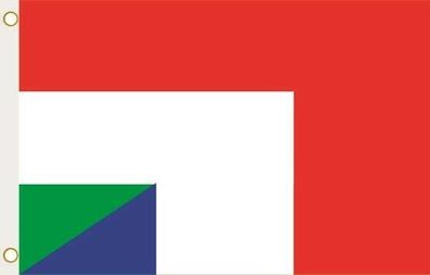 Fahne Flagge Ungarn-Frankreich Hissflagge 90 x 150 cm