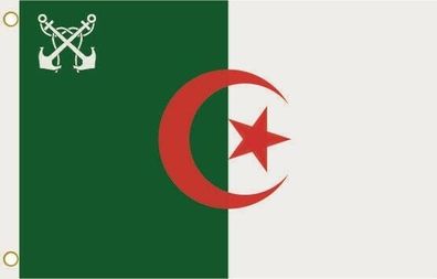 Fahne Flagge Algerien Seekrieg Hissflagge 90 x 150 cm
