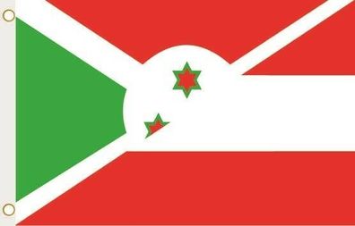 Fahne Flagge Burundi-Österreich Hissflagge 90 x 150 cm