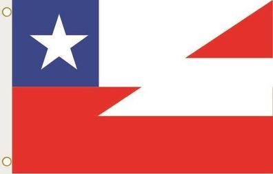 Fahne Flagge Chile-Österreich Hissflagge 90 x 150 cm
