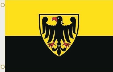 Fahne Flagge Bruchsal OT Heidelsheim Hissflagge 90 x 150 cm