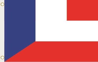 Fahne Flagge Frankreich-Österreich Hissflagge 90 x 150 cm