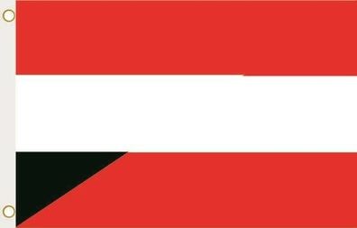 Fahne Flagge Jemen-Österreich Hissflagge 90 x 150 cm