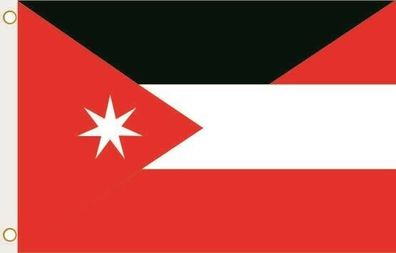 Fahne Flagge Jordanien-Österreich Hissflagge 90 x 150 cm