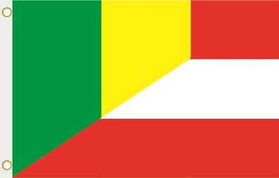 Fahne Flagge Mali-Österreich Hissflagge 90 x 150 cm