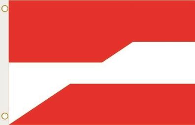 Fahne Flagge Monaco-Österreich Hissflagge 90 x 150 cm