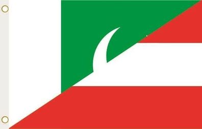 Fahne Flagge Pakistan-Österreich Hissflagge 90 x 150 cm
