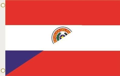 Fahne Flagge Paraguay-Österreich Hissflagge 90 x 150 cm