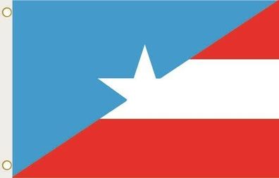 Fahne Flagge Somalia-Österreich Hissflagge 90 x 150 cm