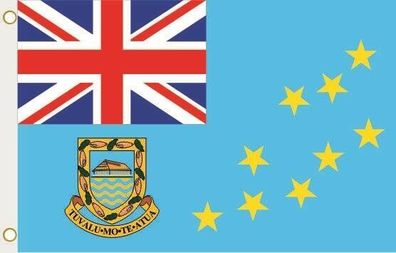 Fahne Flagge Tuvalu Staatsflagge Hissflagge 90 x 150 cm