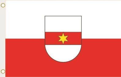 Fahne Flagge Bozen Bolzano (Südtirol) Hissflagge 90 x 150 cm
