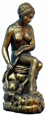 Büste Statue Skulptur Frau Dame Bronze Effekt Dekoration Antik einmalig schön