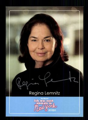 Regina Lemnitz Ich war noch niemals in New York Autogrammkarte # BC 136424