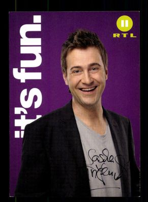 Sascha Triefenbach RTL II News Autogrammkarte Original Signiert + F 985