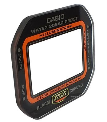 Casio G-Shock > Mineral - / Uhrenglas > schwarzer Rand DW-5600TB-1