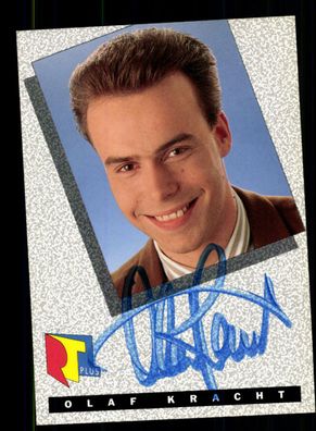 Olaf Kracht RTL Autogrammkarte Original Signiert + F 1019