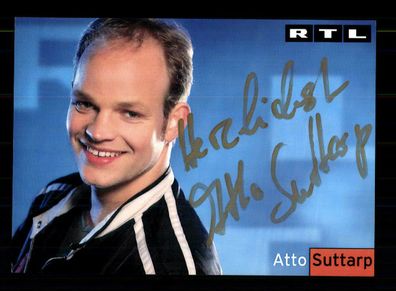 Atto Suttarp RTL Autogrammkarte Original Signiert + F 1024