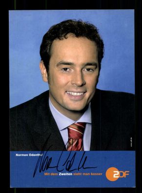 Normen Odenthal ZDF Autogrammkarte Original Signiert + F 1031