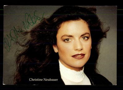 Christine Neubauer Autogrammkarte Original Signiert + F 1167