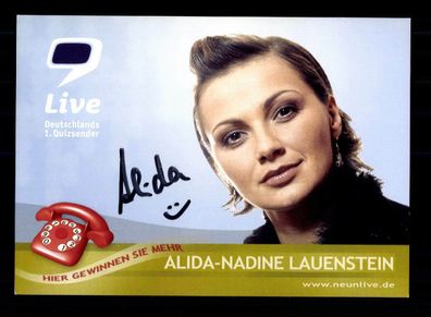 Alida Nadine Lauenstein Autogrammkarte Original Signiert # BC 91172