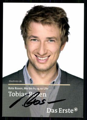 Tobias Rosen Rote Rosen Autogrammkarte Original Signiert ## BC 8769