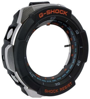 Casio G-Shock | Gehäuse CASE/ CENTER ASSY schwarz/ silbern für GW-3000M