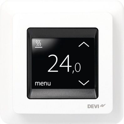 Thermostat Devireg Touch, Touchscreen-Fußbodenthermostat mit Wochenprogramm