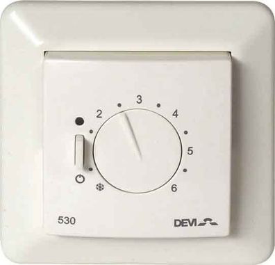 Thermostat DEVIreg 530, für Fußbodenheizung, mit Status-LED