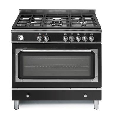 fratelli - Imperial IM296.50 Anthracite gas elektro standherd 90 cm Range Coocker