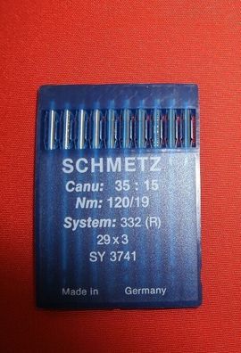 Schmetz-Rundkolbennadel System 332(R),