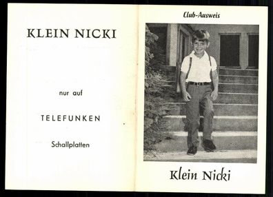 Klein Nicki Autogrammkarte Original Signiert ## BC 38485