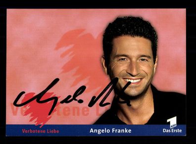 Angelo Franke Verbotene Liebe Autogrammkarte Original Signiert # BC 91118
