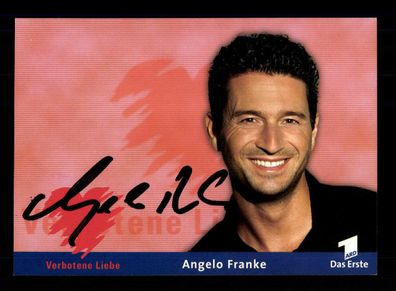 Angelo Franke Verbotene Liebe Autogrammkarte Original Signiert # BC 91116