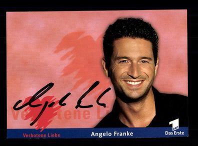 Angelo Franke Verbotene Liebe Autogrammkarte Original Signiert # BC 91115