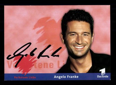Angelo Franke Verbotene Liebe Autogrammkarte Original Signiert # BC 91114