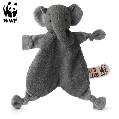 Cub Club - Schmusetuch Ebu der Elefant (grau, 30cm) Kleinkinder Schnuffeltuch