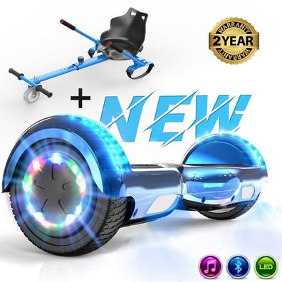 6,5 Zoll Hoverboard LED mit Motorbeleuchtung 700W Motor mit flasching wheel