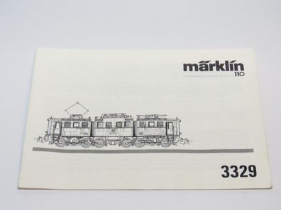 Märklin - 3329 - Betriebsanleitung