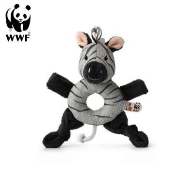 Cub Club - Greifring Ziko das Zebra (grau, 15cm) für Kleinkinder Spielzeug