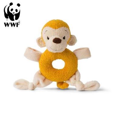 Cub Club - Greifring Mago das Äffchen (gelb, 15cm) für Kleinkinder Affe Spielzeug