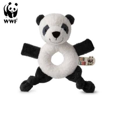 Cub Club - Greifring Panu der Panda (15cm) für Kleinkinder Pandabär Spielzeug