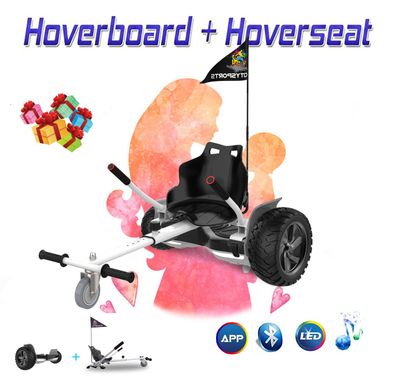 Hoverboard + hoverkart Bluetooth elektro scooter All-Terrain leistungsstarkem 8.5"