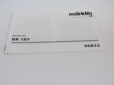 Märklin - 36832 - Betriebsanleitung