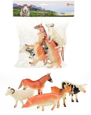 Toi Toys Animal World Bauernhoftiere Deluxe Set Kunststoff NEU
