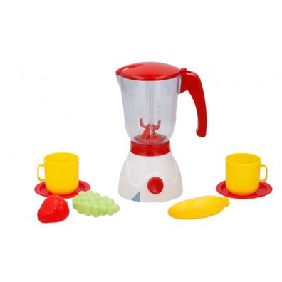 Kinder Set 9tlg Standmixer Mixer Spielküche Zubehör Küche Batterie H20xB10xL14cm