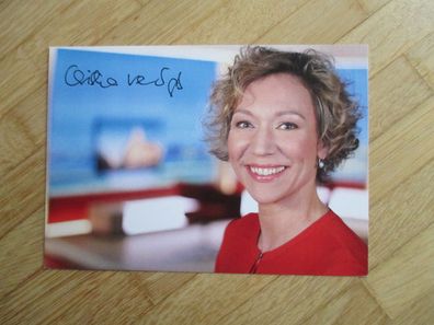 NDR Fernsehmoderatorin Christina von Saß - handsigniertes Autogramm!!