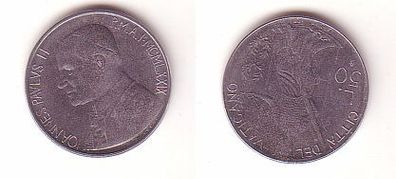 50 Lire Stahl Münze Vatikanstadt 1979